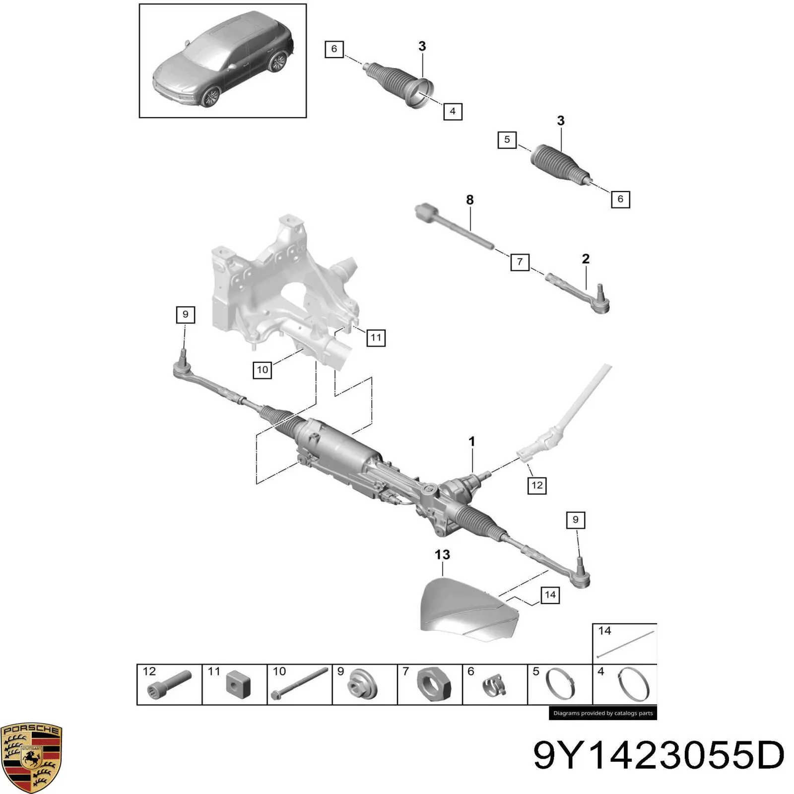 9Y1423055D Porsche