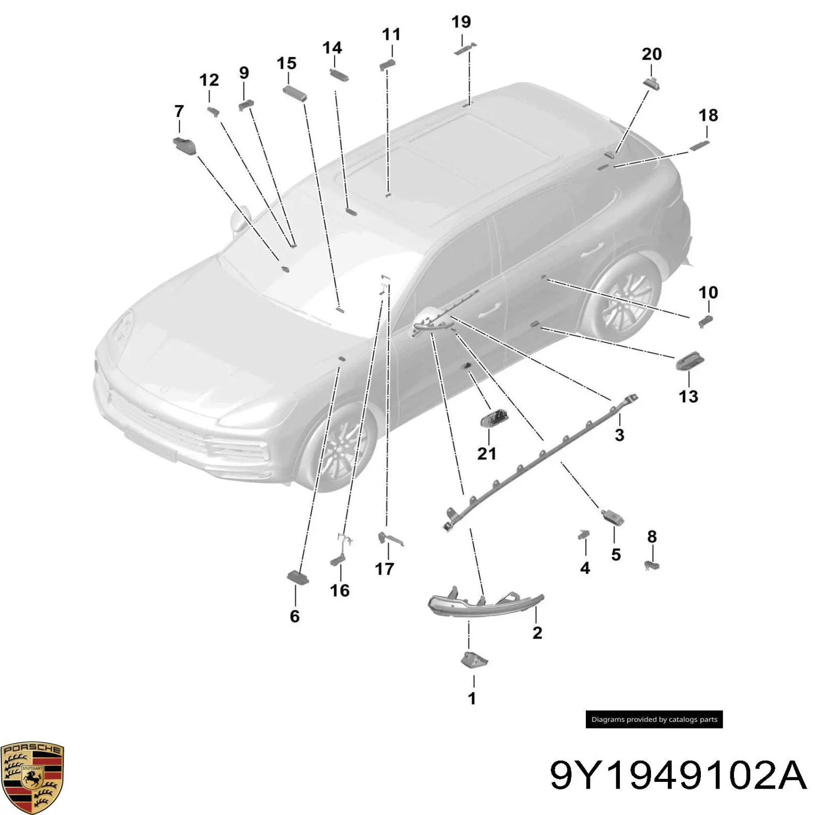 9Y1949102A Porsche