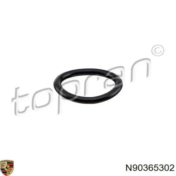 N90365302 Porsche anillo de sellado del sistema de refrigeración