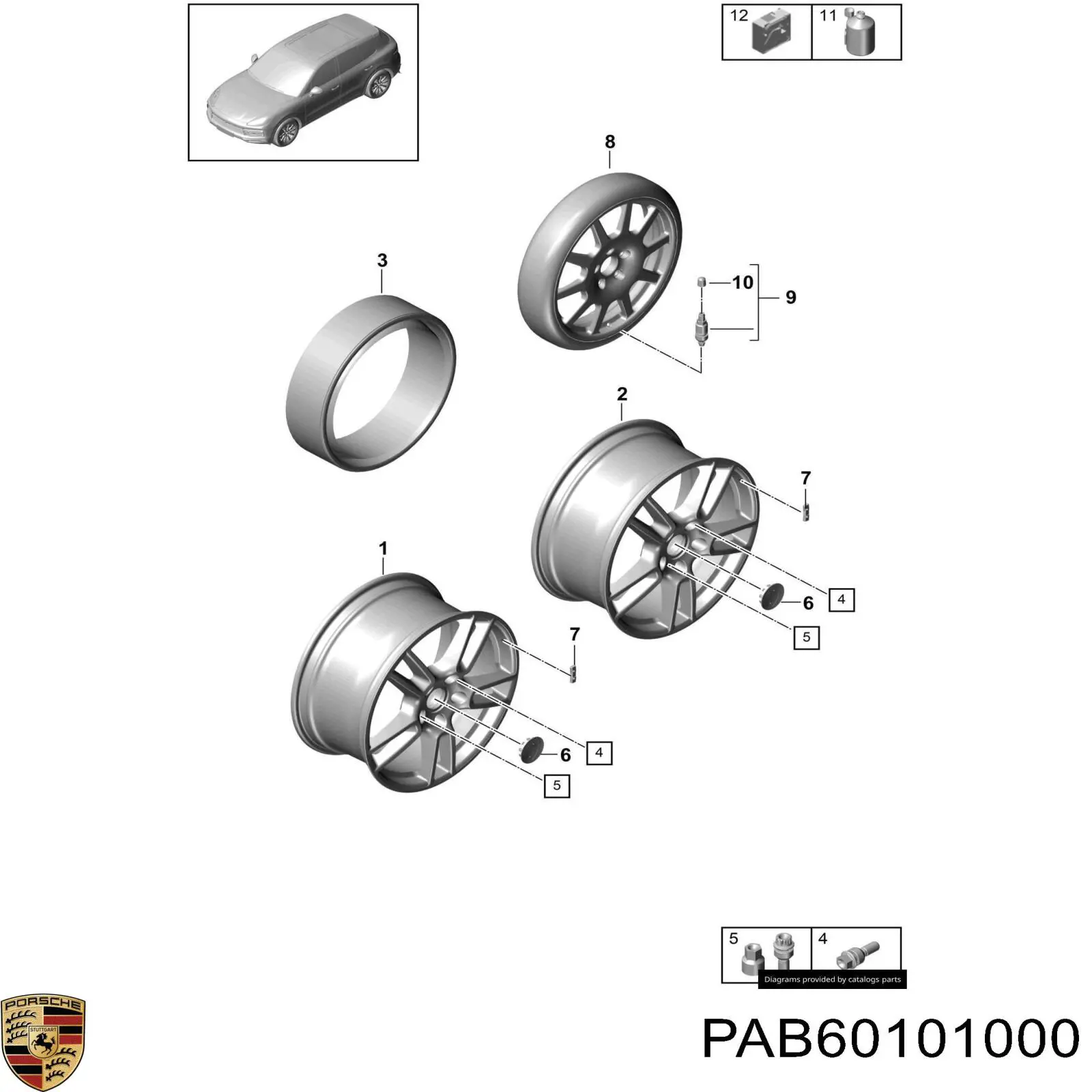 PAB60101000 Porsche