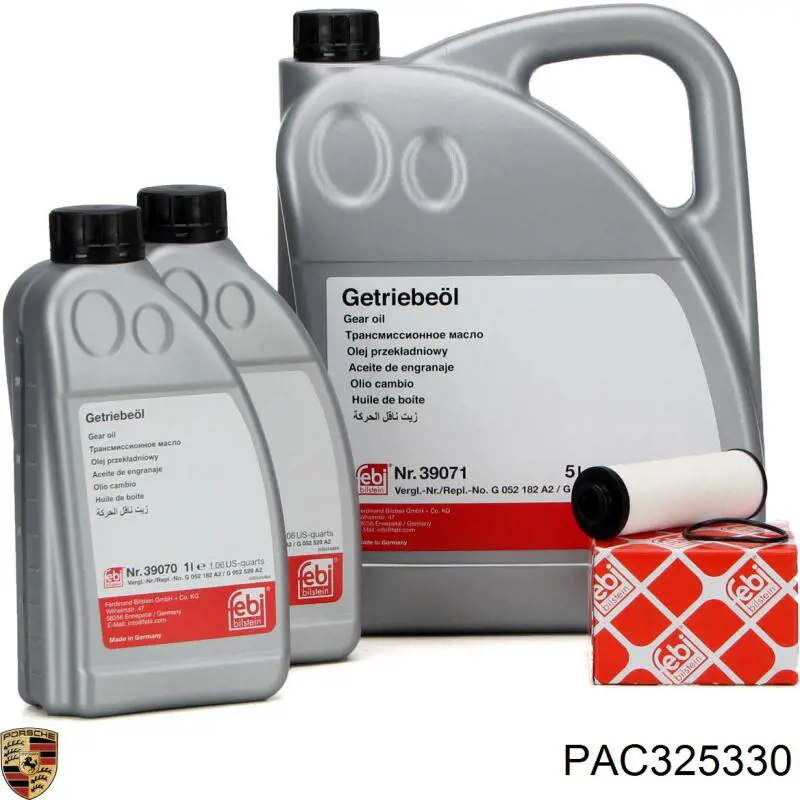 PAC325330 Porsche Filtro hidráulico transmisión automática