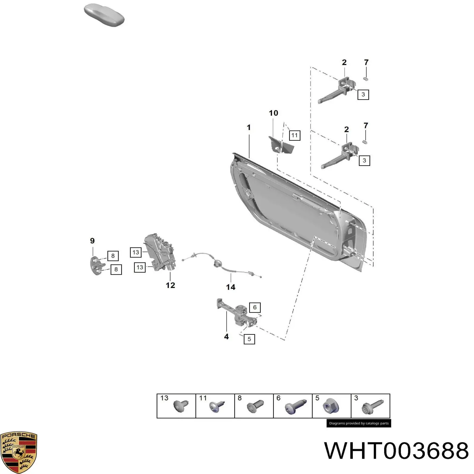  Porsche WHT003688 precio, desde 2,09 EUR