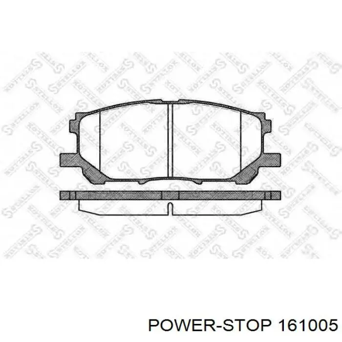 Comprar 161005 Power Stop Pastillas delanteras de freno
