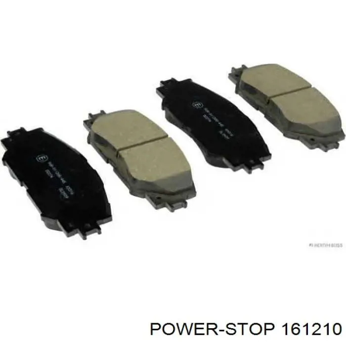 16-1210 Power Stop pastillas de freno delanteras