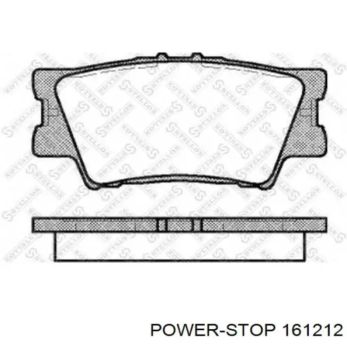 161212 Power Stop Pastillas freno traseras