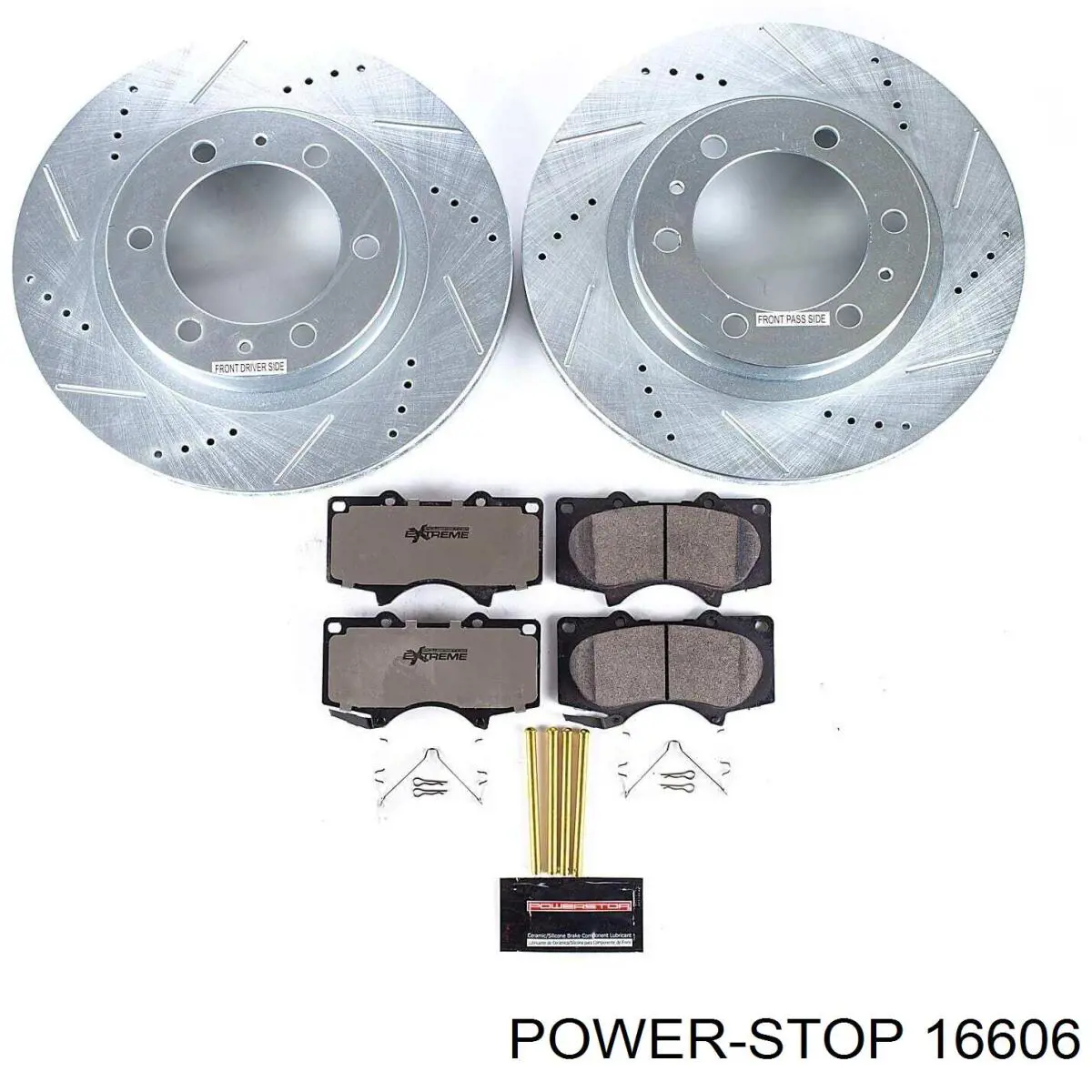 16606 Power Stop pastillas de freno traseras