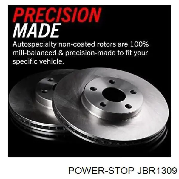 JBR1309 Power Stop freno de disco delantero