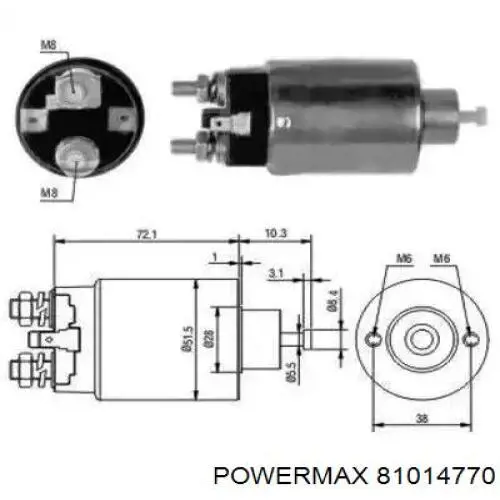 Interruptor magnético, estárter Hyundai Accent 1