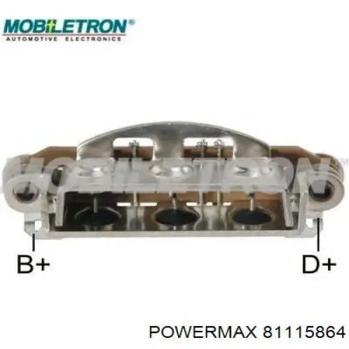 81115864 Power MAX puente de diodos, alternador