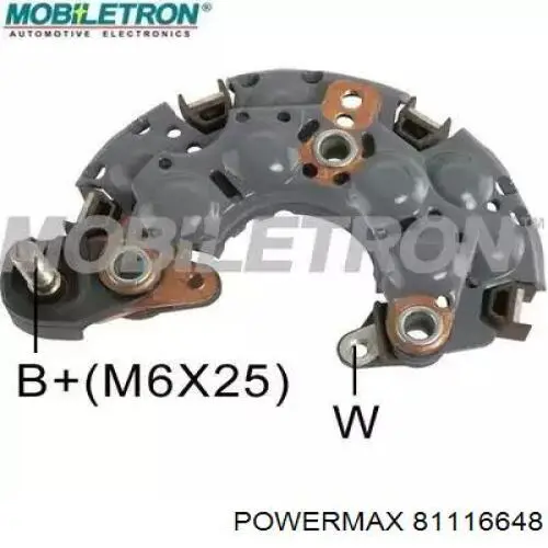 2735767100 Toyota Puente de diodos, alternador