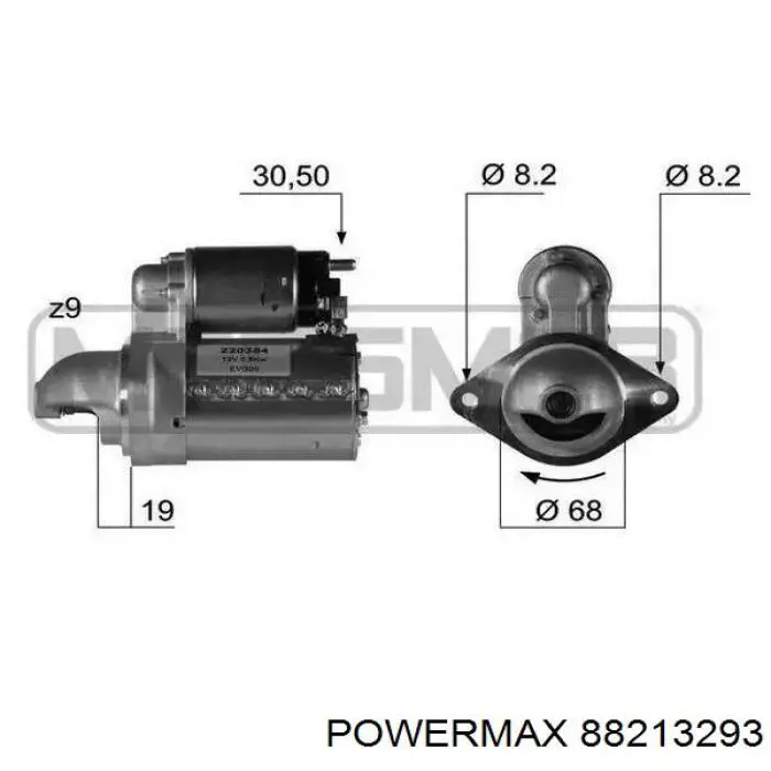 Burro de arranque  Opel M001T30171 precio, desde 72,93 EUR