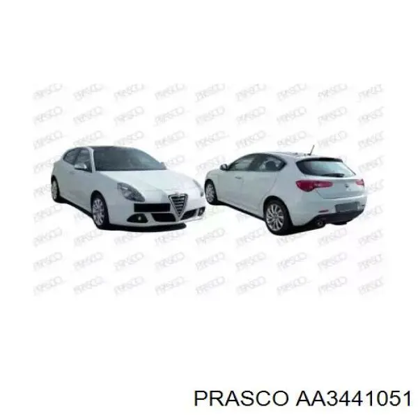 156093406 Fiat/Alfa/Lancia Defensa trasero