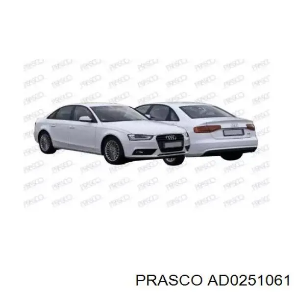 AD0251061 Prasco parachoques trasero