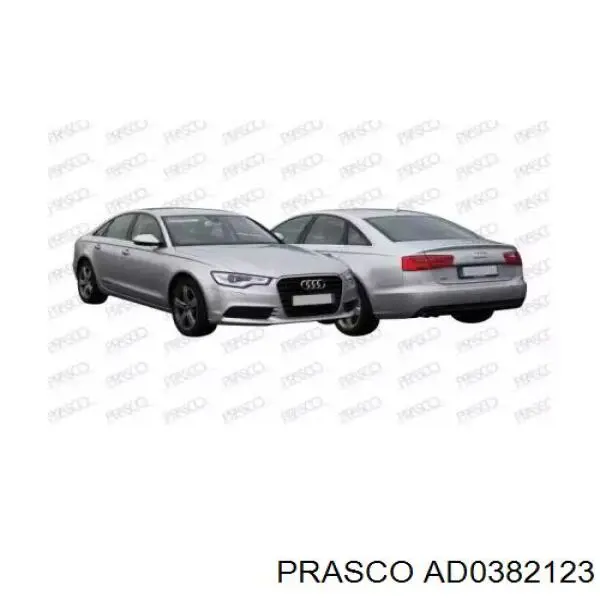 Rejilla derecha del parachoques delantero PAD99099CAR Signeda
