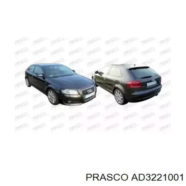 Comprar 8P0807105E VAG Defensa delantera