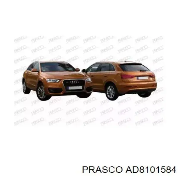 Extensión de la aleta trasera izquierda VAG 8U0853817AGRU precio, desde 38,60 EUR