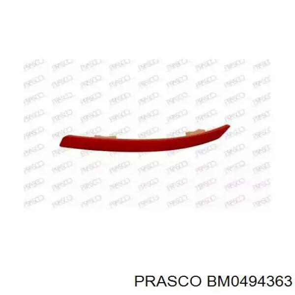 63147210796 BMW Reflector, trasero, derecho