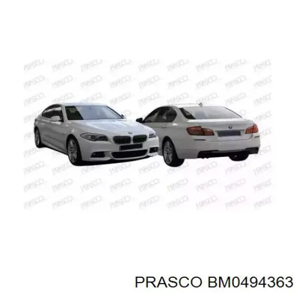 Deflector parachoques trasero derecho BMW 63147210796 precio, desde 25,15 EUR