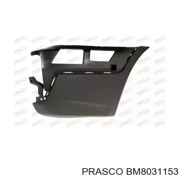 Listón embellecedor/protector, parachoques trasero derecho para BMW X3 (E83)
