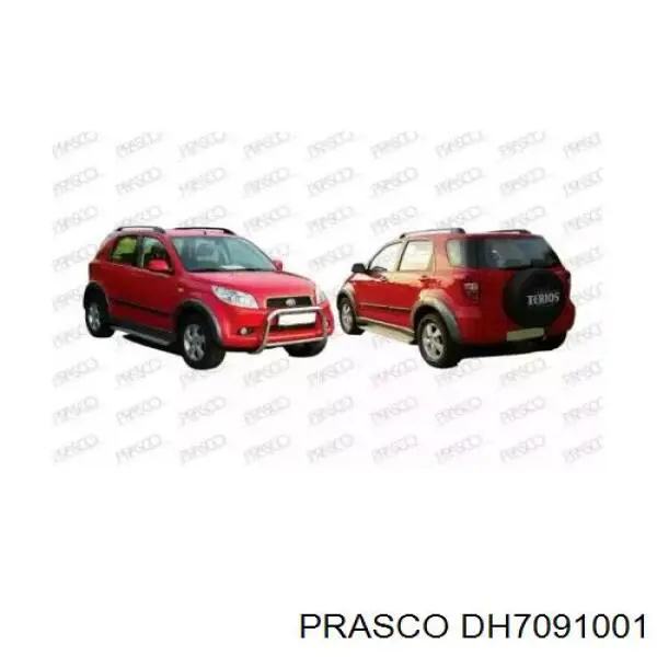 Parachoques delantero Daihatsu Terios II SUV (J2) (2006 - 2018) precio, desde 142,34 EUR