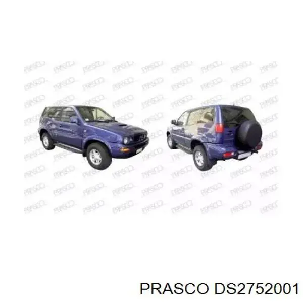 Rejilla Nissan Terrano II