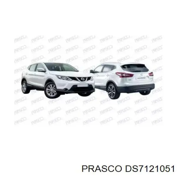 Paragolpes trasero Nissan Qashqai II