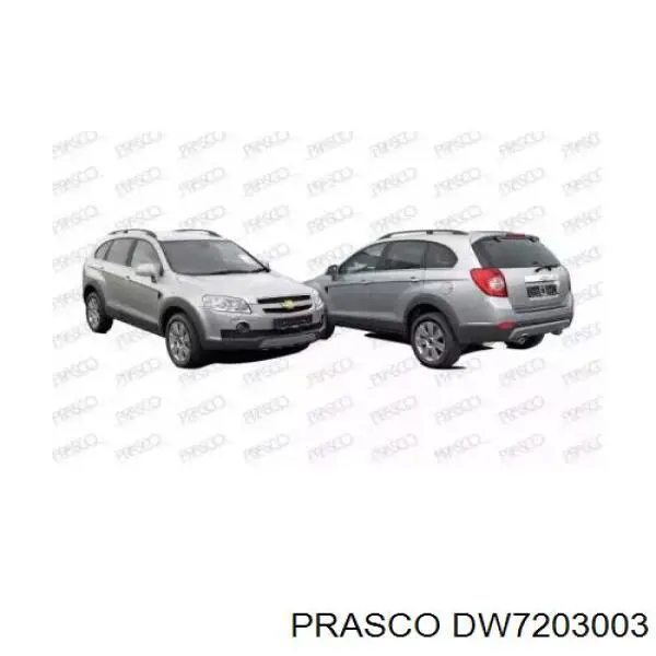 Guardabarros delantero derecho para Chevrolet Captiva (C100)