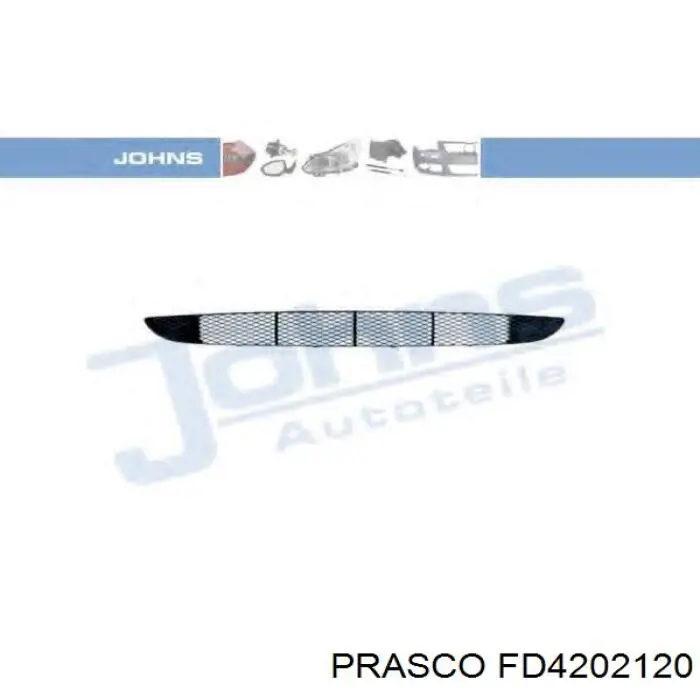 FD4202120 Prasco rejilla de ventilación, parachoques delantero