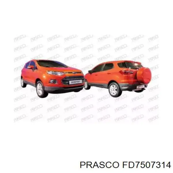Espejo de retrovisor izquierdo SFDM1131EL Signeda