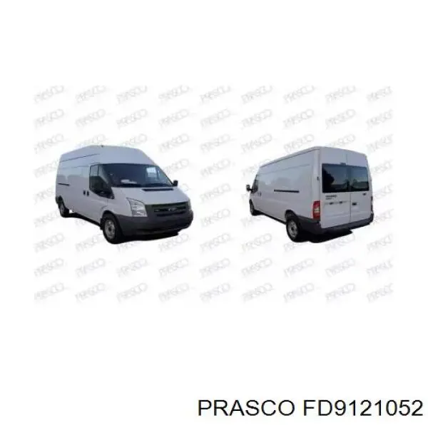 Paragolpes Prasco FD9121052 precio, desde 48,66 EUR