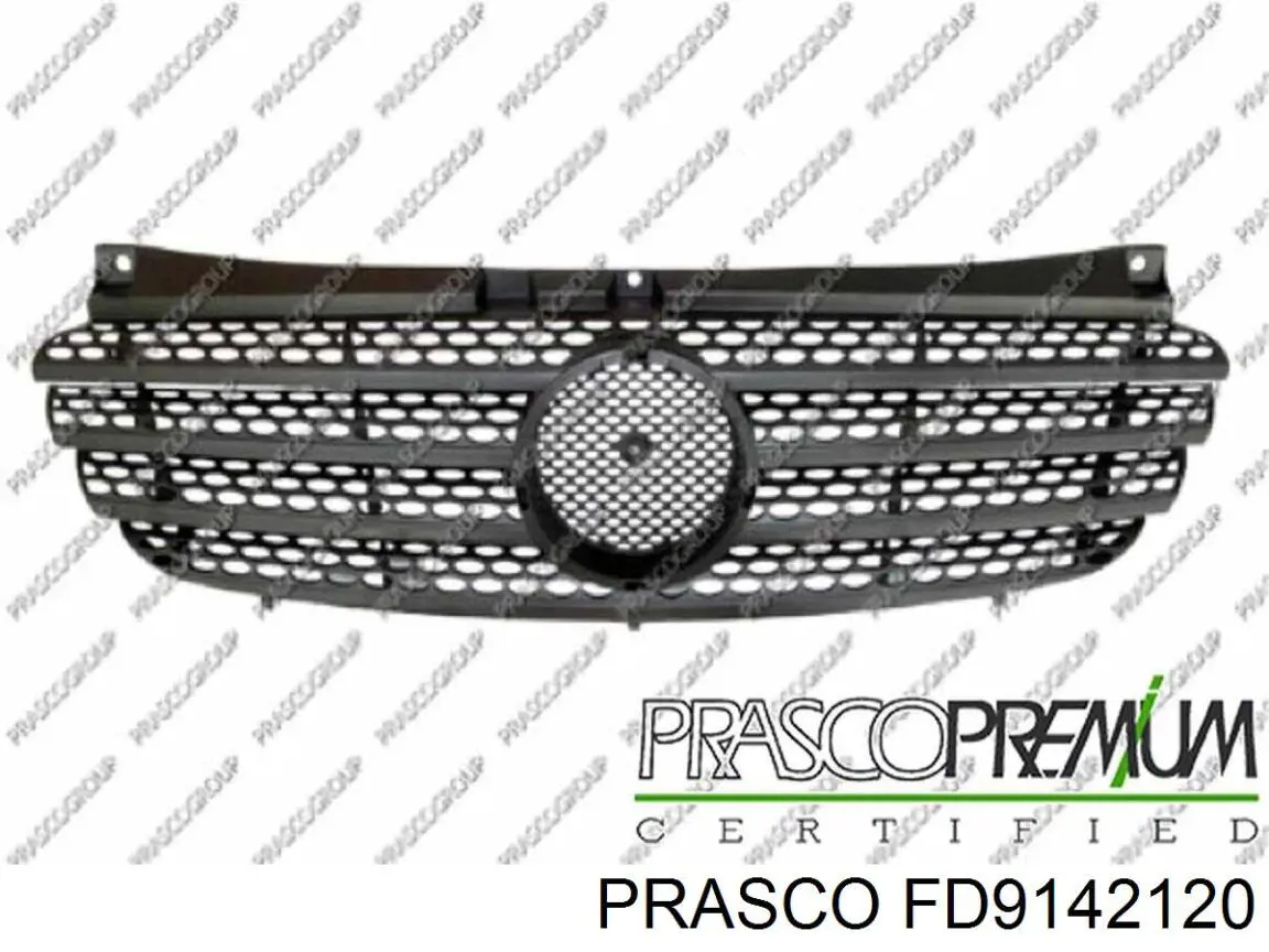 Rejilla superior del parachoques delantero Prasco FD9142120 precio, desde 85,65 EUR
