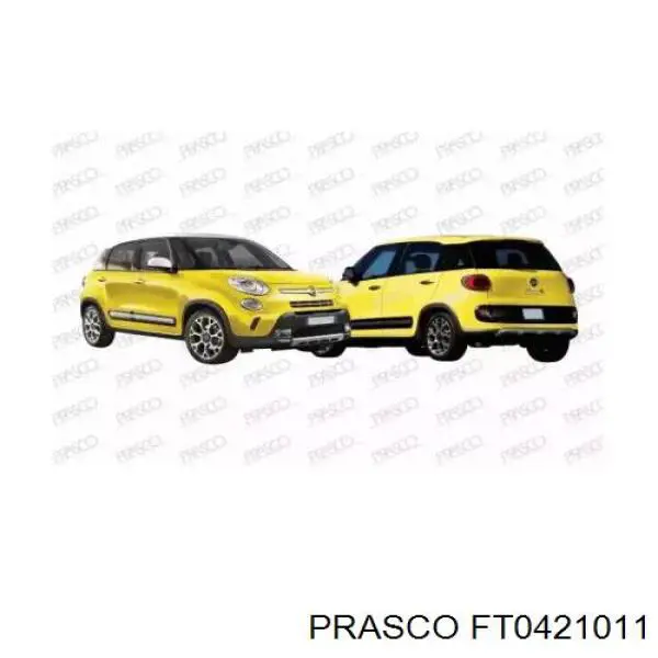 Parachoques delantero Prasco FT0421011 precio, desde 473,76 EUR