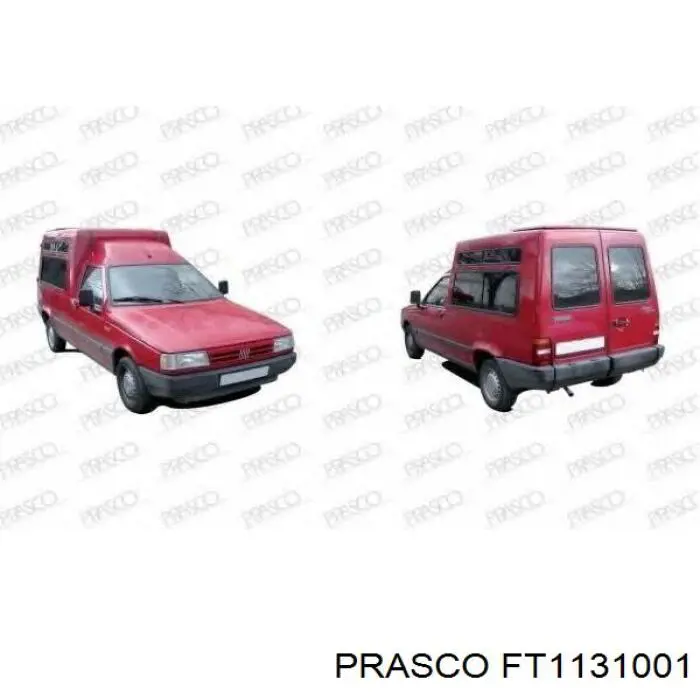 713170808 Fiat/Alfa/Lancia paragolpes delantero