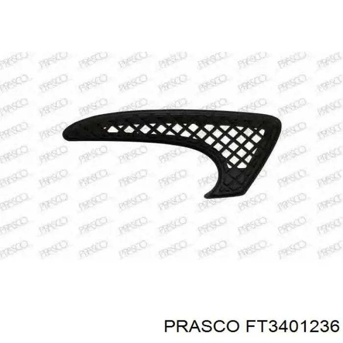 Cobertura de parachoques, enganche de remolque, delantera Fiat Punto 2 188