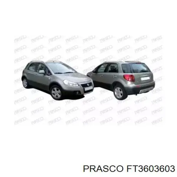 7232179J00 Suzuki Paso rueda delantero derecho