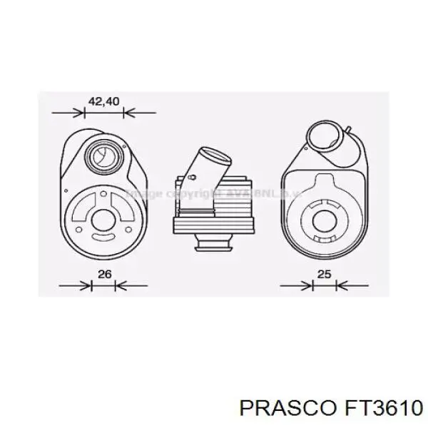 Radiador de aceite 5801555580 Fiat/Alfa/Lancia