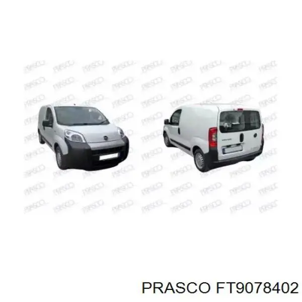 Manecilla de puerta, equipamiento habitáculo, delantera izquierda para Peugeot Bipper (225L)