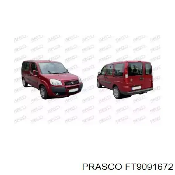 Refuerzo de parachoques trasero Fiat Doblo I furgoneta (223) (2001 - 2010) precio, desde 40,03 EUR