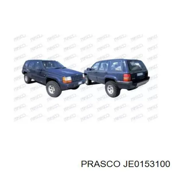 PRASCO JE0153100 capó del motor Jeep Grand Cherokee