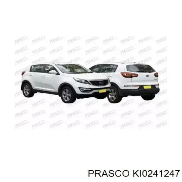 865823U010 Hyundai/Kia Moldura del parachoques delantero derecho