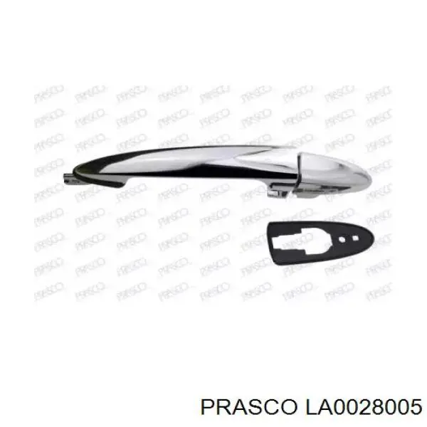 Manecilla de puerta exterior delantero derecha para Lancia Ypsilon (843)