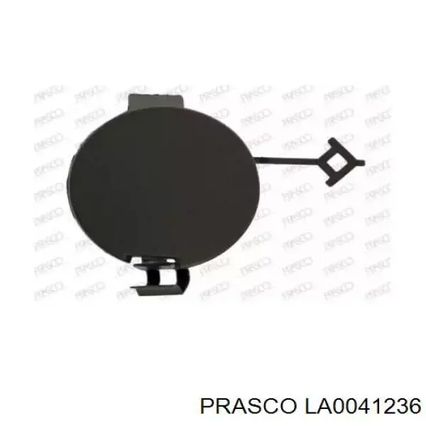 Cobertura de parachoques, enganche de remolque, delantera para Lancia Ypsilon (846)