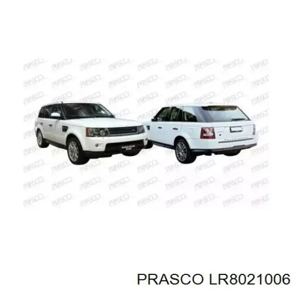 DPN500051 Land Rover Soporte de parachoques delantero izquierdo