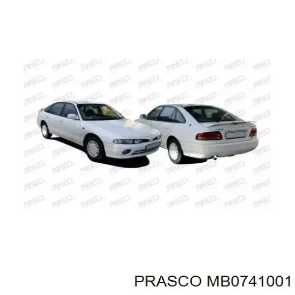 Parachoques delantero Mitsubishi Galant VII hatchback (E5A, E7A, E8A) (1992 - 1996) precio, desde 152,16 EUR