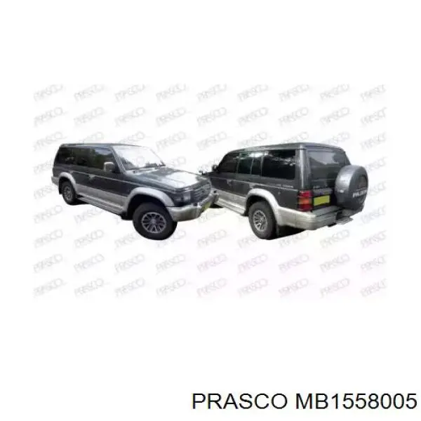 MR156876 Mitsubishi Manija exterior derecha de puerta delantera