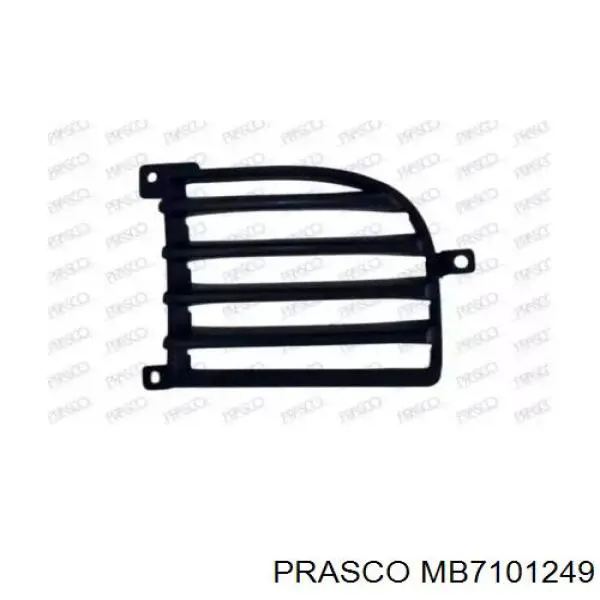Comprar MN133252 Mitsubishi Rejilla derecha del parachoques delantero