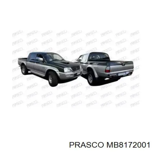 Rejilla delantera Mitsubishi MR954579 precio, desde 152,74 EUR
