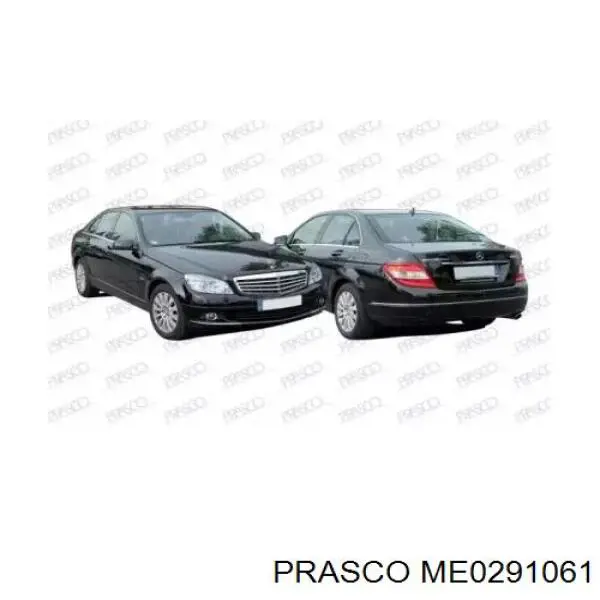 2048801340 Mercedes parachoques trasero