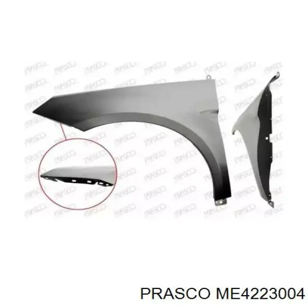 Comprar A1698800918 Mercedes Aleta delantera izquierda