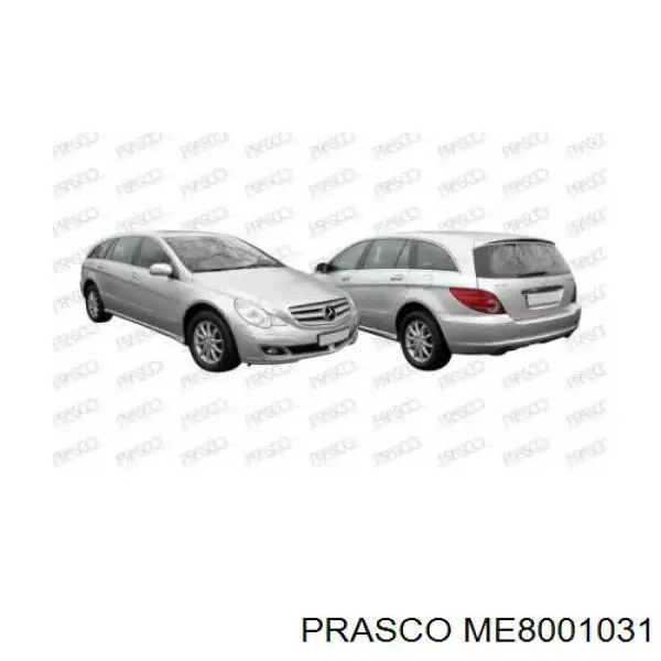 Parachoques delantero Mercedes R (W251)